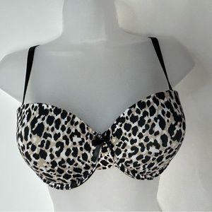 Isaac Mizrahi New York Leopard Print Pushup Bra‎ 36C